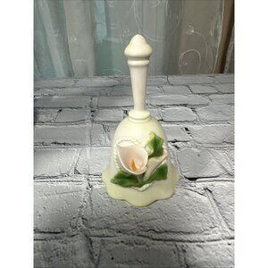 Vintage Pink Green Calla Lilly Bell Painted